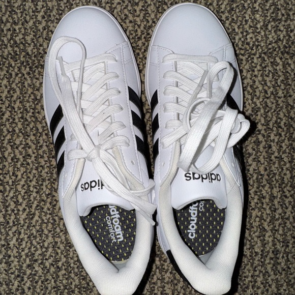 Adidas White and Black Sneakers - Picture 2 of 2